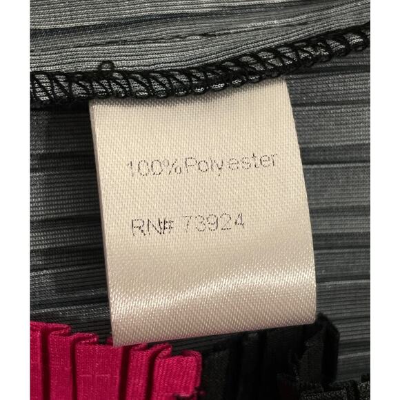 Ming Wang Colorblocked Knee-Length Dress Perfect Pink XL Beachy Artsy Boho Chic - Picture 12 of 14